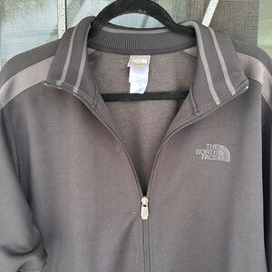 The North Face Charcoal and Black Full-Zip Jacket